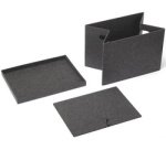 Boîte de rangement VEGA FELT STORAGE, L, gris foncé