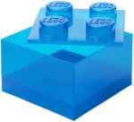 Brique de rangement STORAGE BRICK 4 TOP LID, rouge