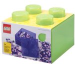 Brique de rangement STORAGE BRICK 4 TOP LID, rouge