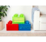 Brique de rangement STORAGE BRICK 4 TOP LID, rouge