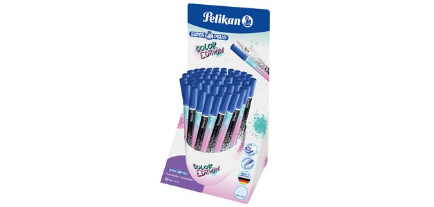 Effaceur Super Pirat Color Edition, présentoir