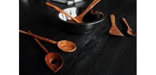 Lepel met opening, lengte: 300 mm