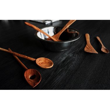 Cuillère de cuisine avec trou, longueur: 300 mm