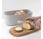 Boîte à pain Bready avec couvercle planche à pain