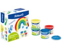 Vingerverf basiskleuren, set van 4