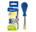 Pinceau pour petits enfants, manche bombé, bleu