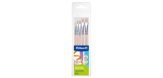 Set van penseelborstels, 5 stuks