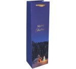 Sac cadeau de Noël pour bouteille Christmas Chapel