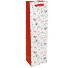 Sac cadeau de Noël pour bouteille Christmas Chapel