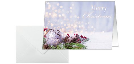 'Charmful Christmas' Christmas Card, A6 landscape (A5)