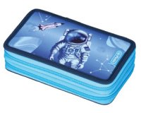 Étui scolaire double 'Cosmic Explorer', 23 pièces