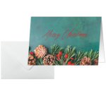 Carte de Noël 'Green Christmas', A6 paysage (A5)