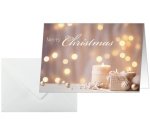 Carte de Noël 'Golden Glow', A6 paysage (A5)