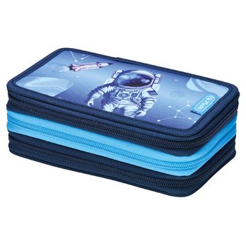 Étui scolaire triple 'Cosmic Explorer', 31 pièces