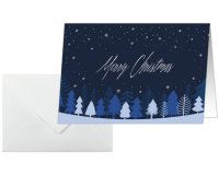 Carte de Noël 'Snowflake Serenity', A6 paysage (A5)