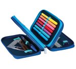 Étui scolaire triple 'Jungle Safari', 31 pièces