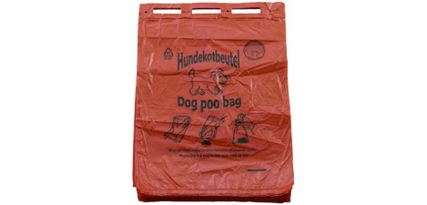 Dog waste bag, 250 x 310 mm, block, black