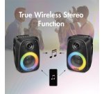 Haut-parleur BT 5.0 TWS, 5 égalisations, noir