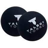 Balle de squash, moyen, blister de 2, noir