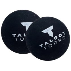 Balle de squash, moyen, blister de 2, noir