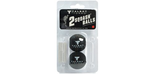 TALBOT torro Balle de squash, extra lent, noir/jaune