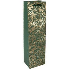 Sac cadeau de Noël pour bouteille Golden Ornaments