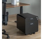 Caisson mobile, 2 tiroirs, noir