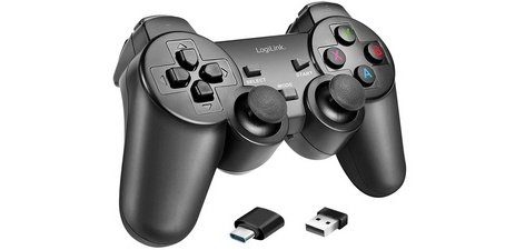 Manette de jeu sans fil, 2,4 GHz, noir