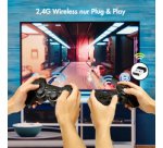 Manette de jeu sans fil, 2,4 GHz, noir