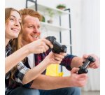 Manette de jeu sans fil, 2,4 GHz, noir