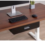 Tiroir de bureau sous table, noir
