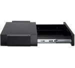 Tiroir de bureau sous table, noir