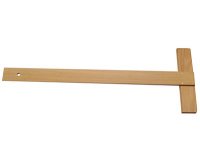 Règle T, 600 mm, en bois
