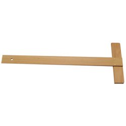 Règle T, 600 mm, en bois