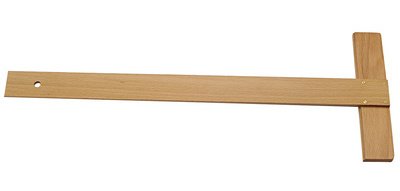 Règle T, 600 mm, en bois