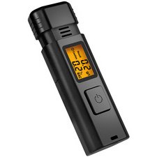 Éthylotest, avec écran LCD, noir
