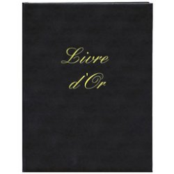Livre d'or 'Livre d'Or', 210 x 160 mm, noir