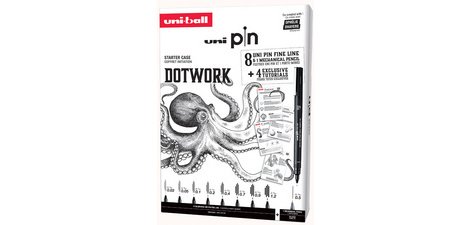 Coffret d'initiation uni pin DOTWORK, 9 pièces