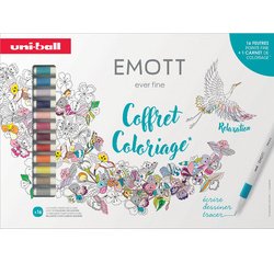 Feutre EMOTT, étui carton de 16 pièces