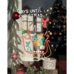 Marqueur craie Chalk marker, coffret Noël TRADI