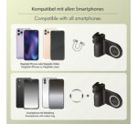 Poignée magnétique pour smartphone avec lampe LED