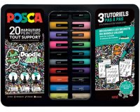 Marqueur à pigment 'Doodle Art', mallette métal de 20