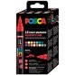 Marqueur à pigment PC-5BR BRUSH, étui de 16, assorti