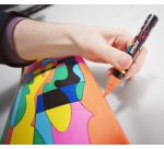 Marqueur à pigment PC-5BR BRUSH, étui de 16, assorti