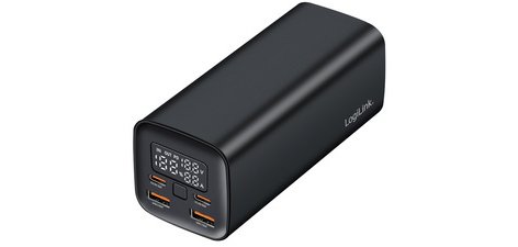 Powerbank avec écran, 20.000 mAh, noir