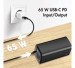 Powerbank avec écran, 20.000 mAh, noir