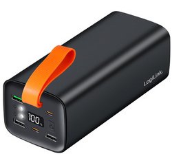 Powerbank avec écran, 50.000 mAh, noir
