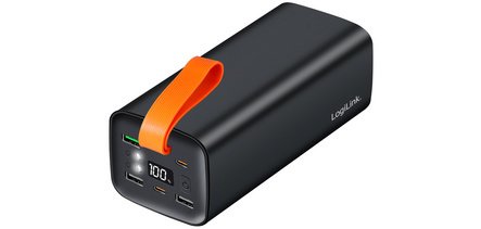 Powerbank avec écran, 50.000 mAh, noir