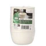Bol en canne à sucre 'pure', rond, 175 ml, set de 10