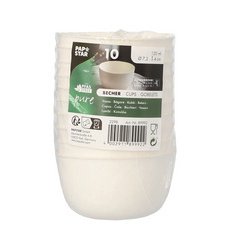 Bol en canne à sucre 'pure', rond, 120 ml, set de 10